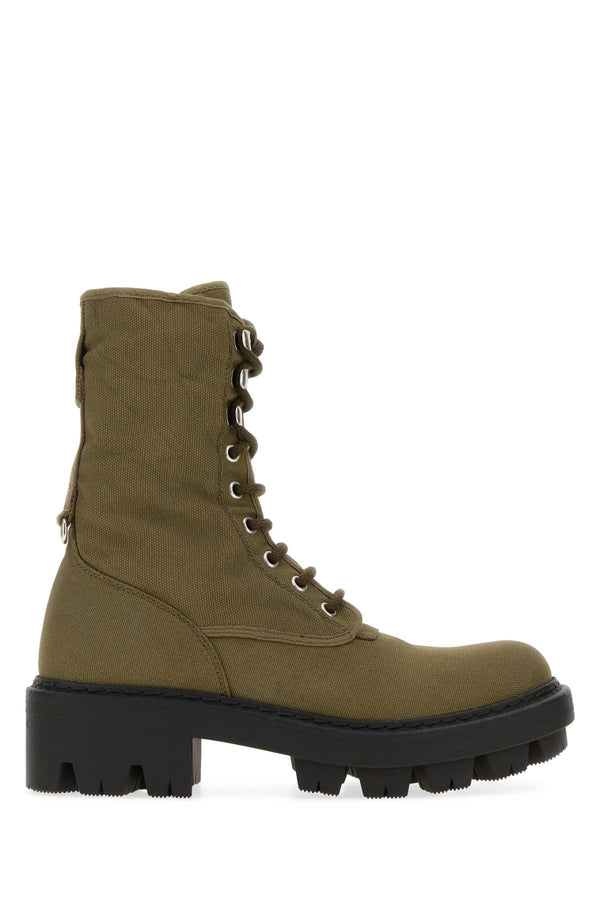 Prada Exterior: 100% Fabric; Interior: 100% Fabric; Sole: Rubber boot in green