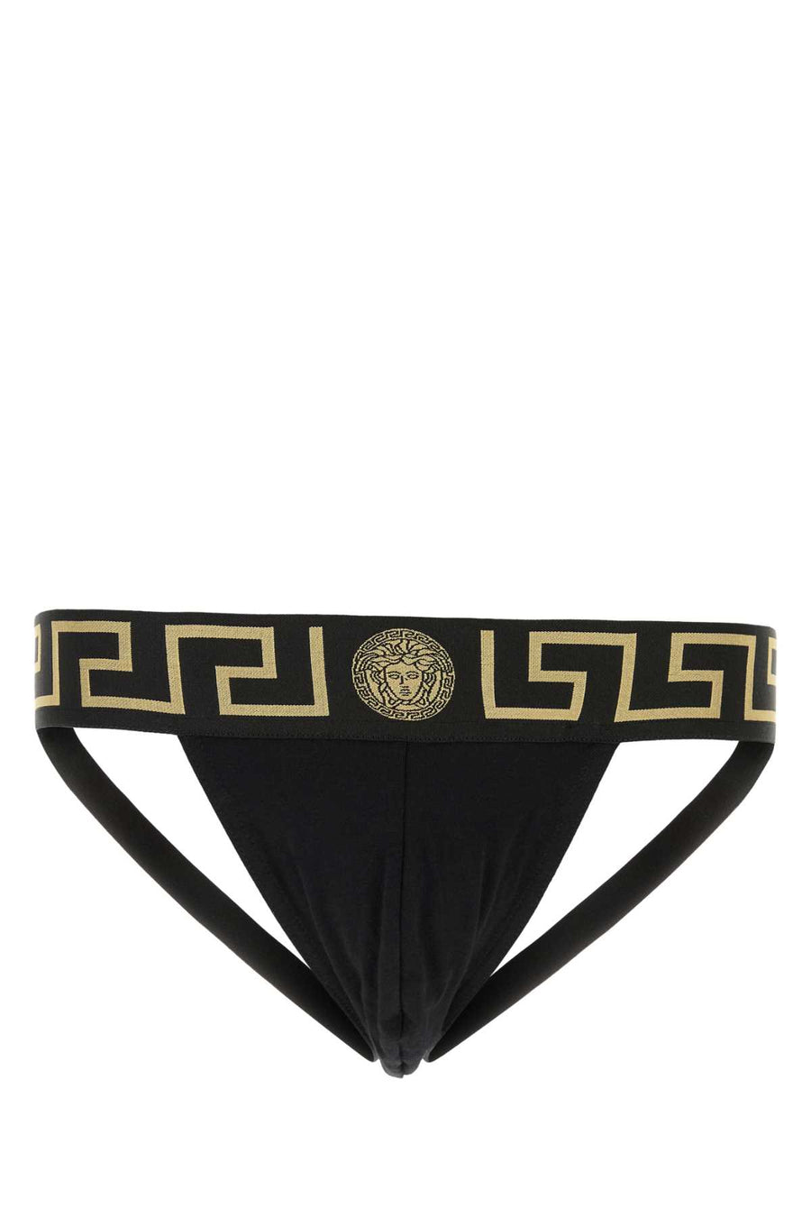 Versace Jock Outer Fabric: 94% Cotton brief in black