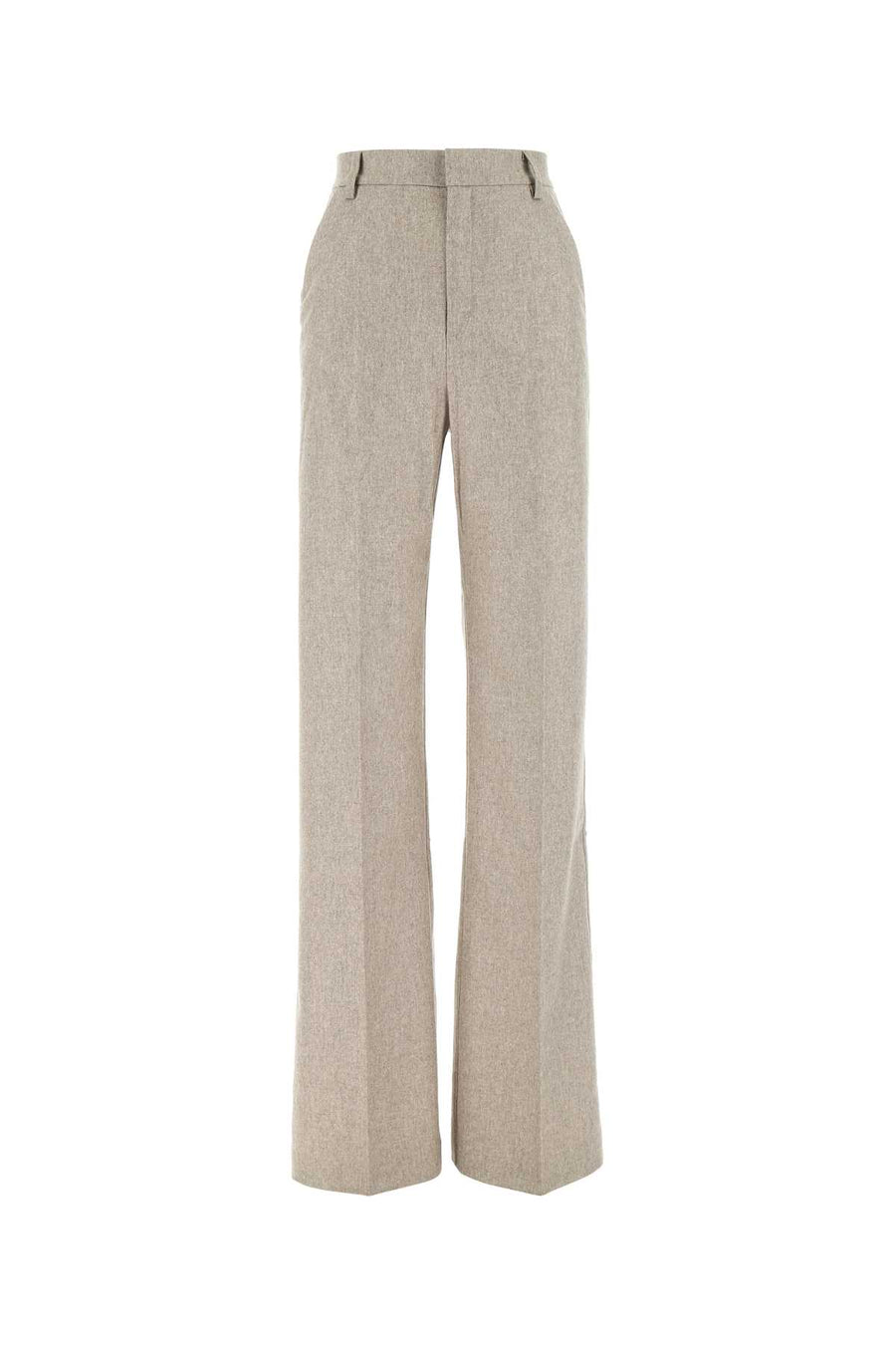 The Andamane Sand 68% Virgin wool trousers in beige