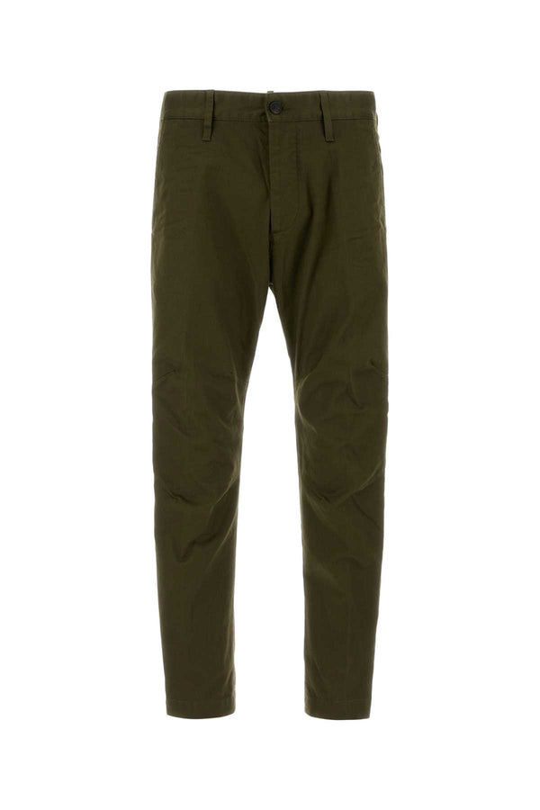 Dsquared2 Chino 97% Cotton chinos in green