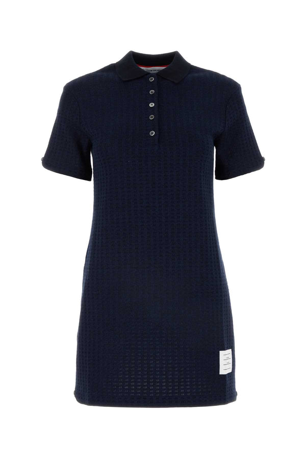 Thom Browne 100% Cotton dress in navy