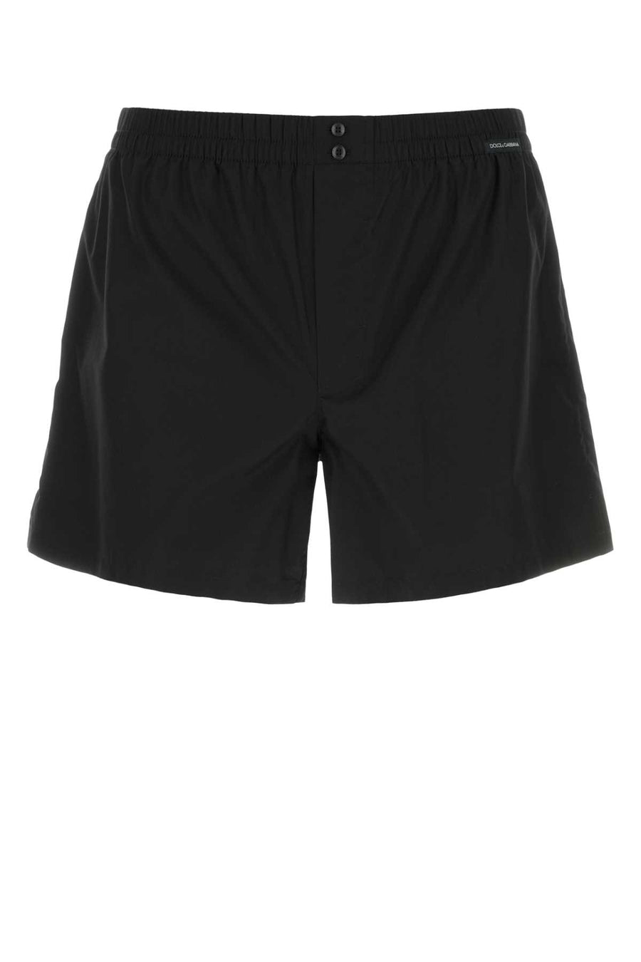 Dolce & Gabbana 100% Cotton bermuda short in black