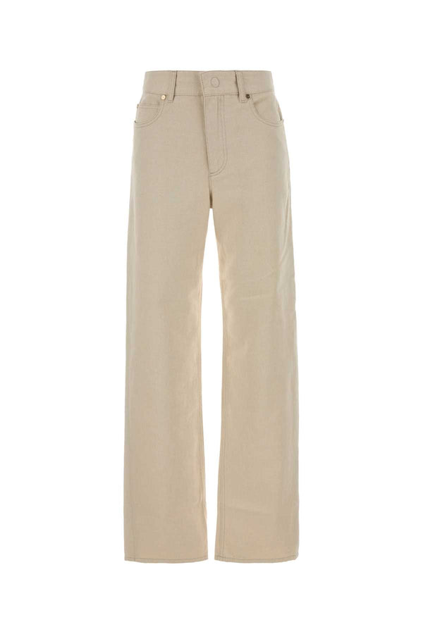 Fendi 68% Cotton jean in beige
