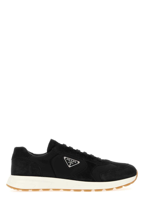 Prada Nuova Exterior: 100% Re-Nylon sneaker in black