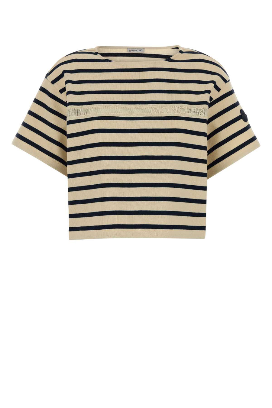 Moncler 100% Cotton t-shirt in beige