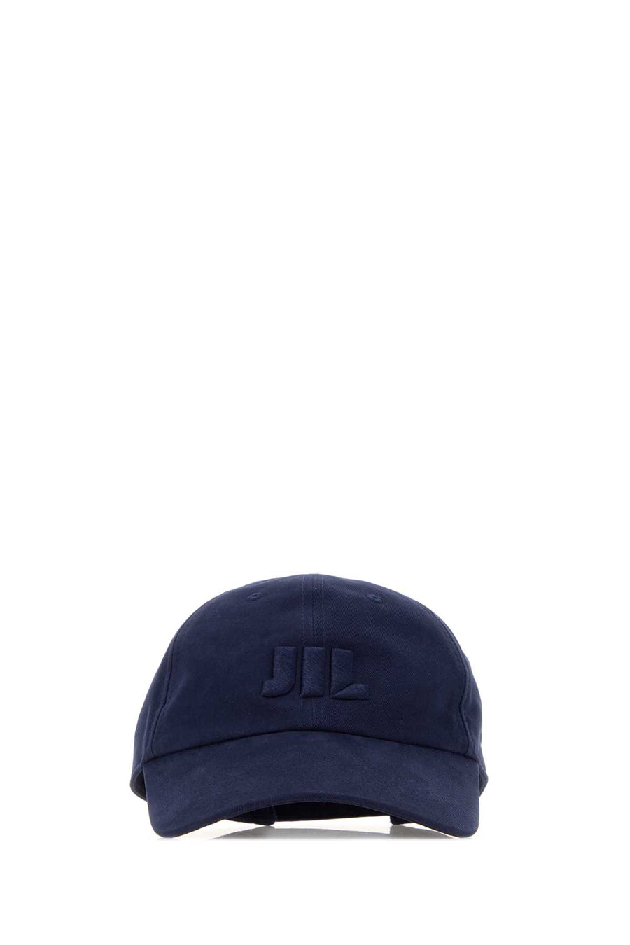 Jil Sander CAP 100% Cotton baseball cap in navy