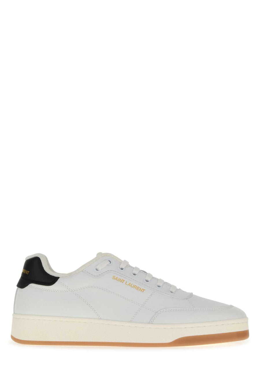 Saint Laurent Exterior: 100% Calf; Interior: 100% Fabric; Sole: Rubber sneaker in white