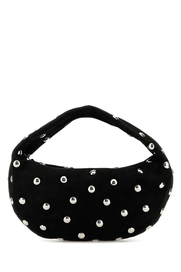 Khaite 100% Calfskin hobo bag in black