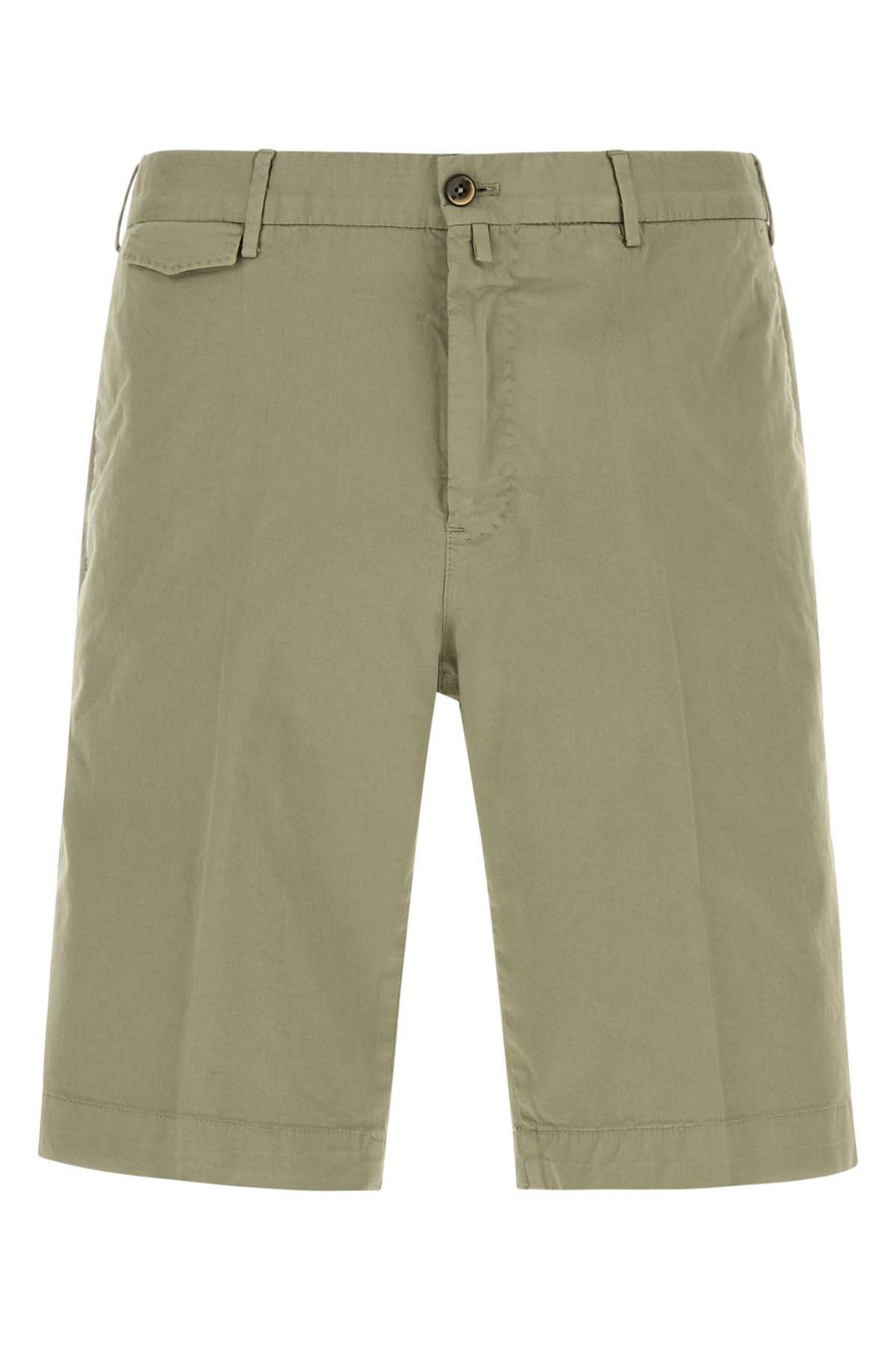 Pt Torino 98% Cotton bermuda shorts in green