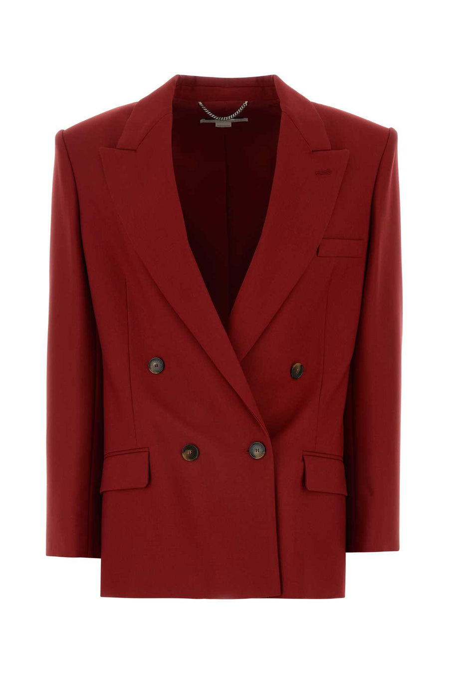 Stella McCartney Blazer Exterior: 100% Wool; Lining: 52% Viscose blazer in red