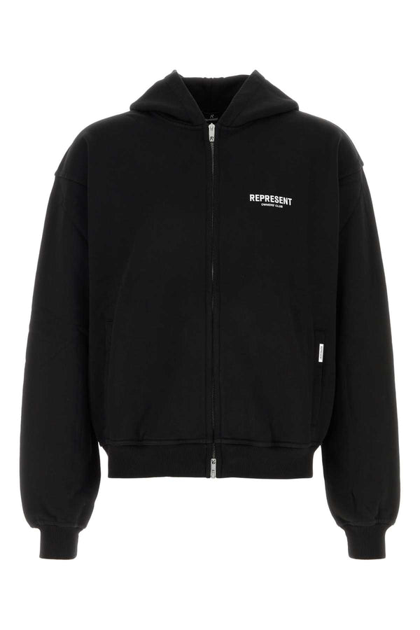 Represent Owners 100% Cotton hoodie in black