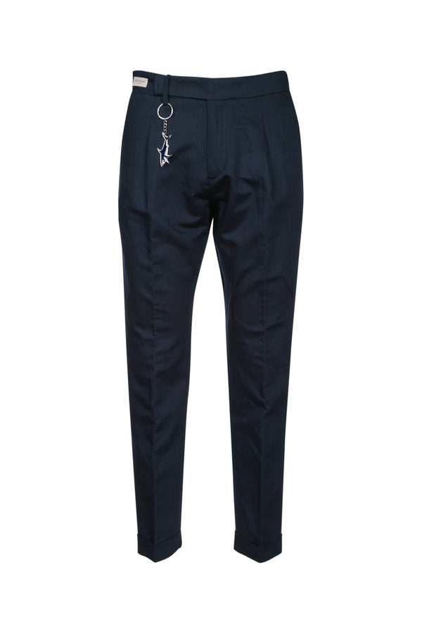 Paul & Shark Cotton blend trousers in navy