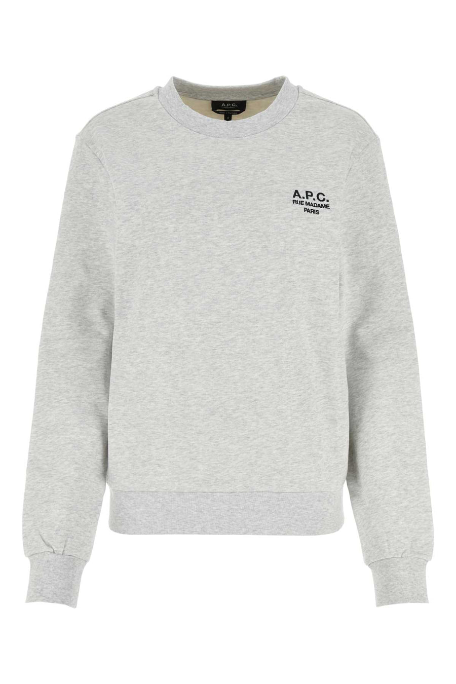 A.P.C. Standard 100% organic cotton sweatshirt in gray