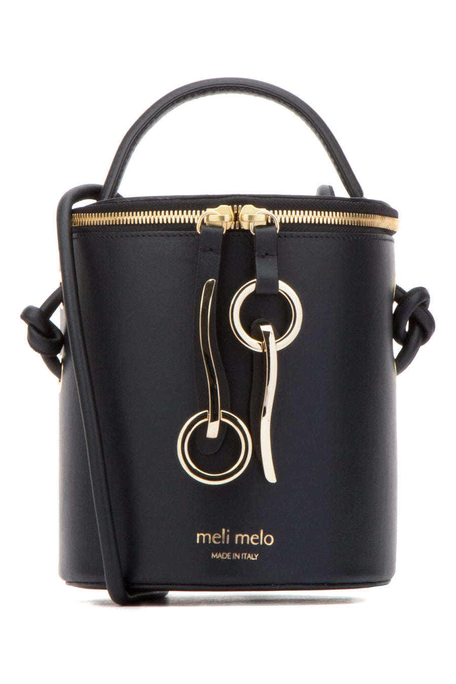 Borsa Black Leather (plastic Package) Borse A Mano