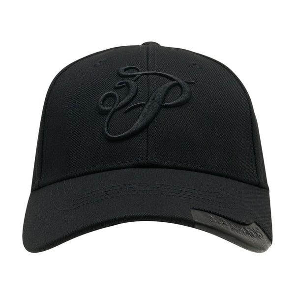 3.Paradis A-003-CO-M Wool baseball cap in black — view 2