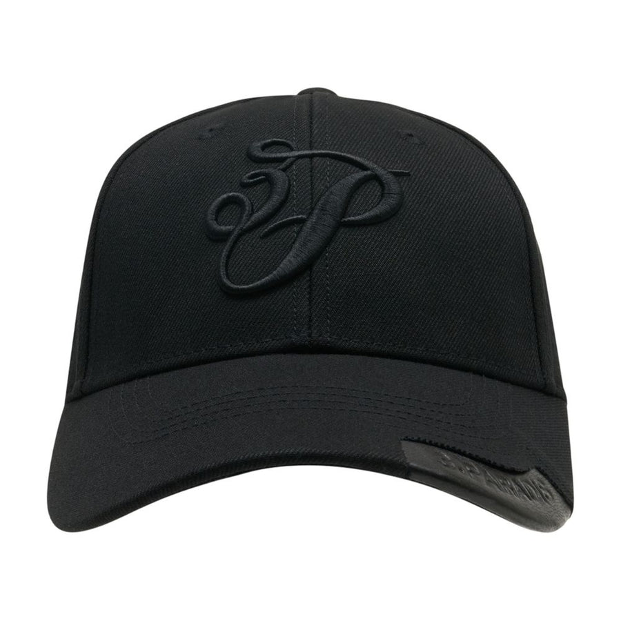 3.Paradis A-003-CO-M Wool baseball cap in black — view 2