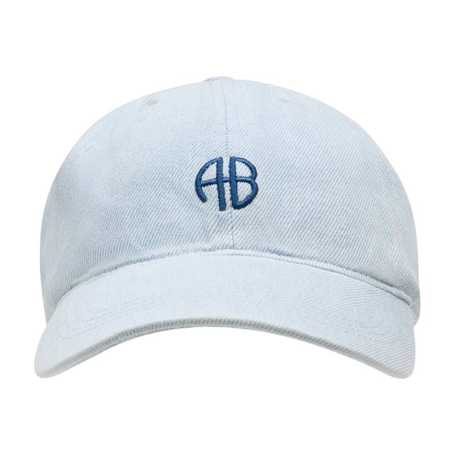 Anine Bing A-12-11959-WHD64 Cotton baseball cap in blue — view 2