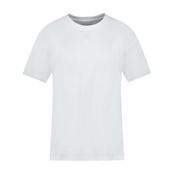 3.Paradis cotton t-shirt in white — view 2