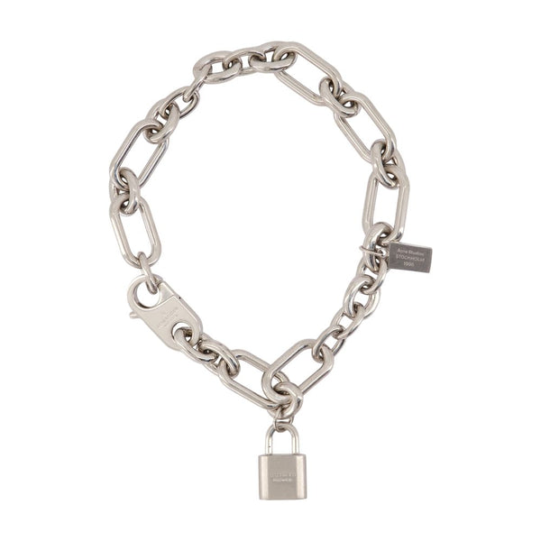 Acne Studios metal necklace in silver — view 2