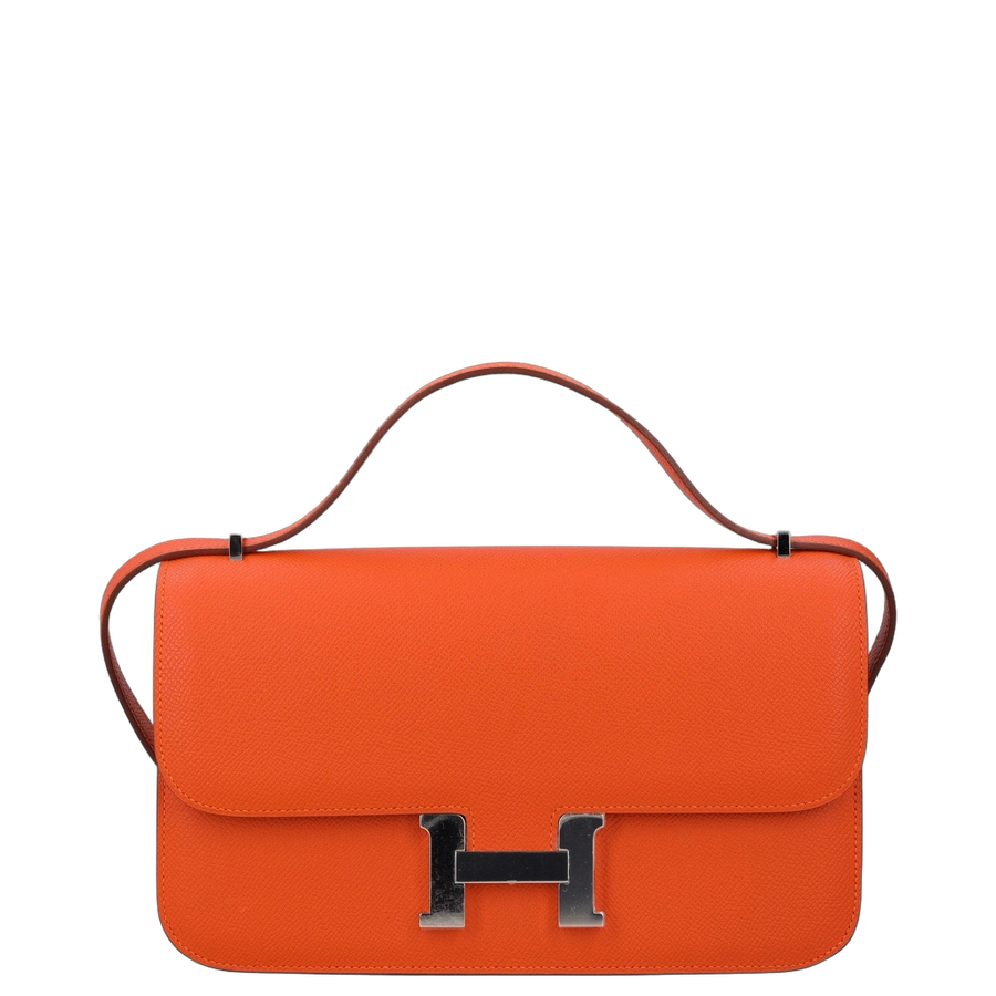 Hermès Epsom Leather shoulder bag in red — view 2