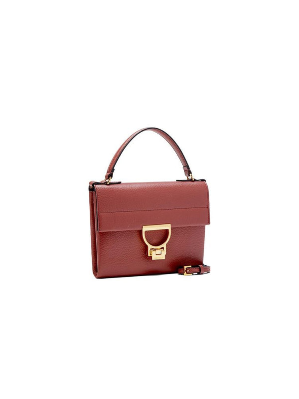 Coccinelle 100% Cowhide top handle bag in brown — view 4