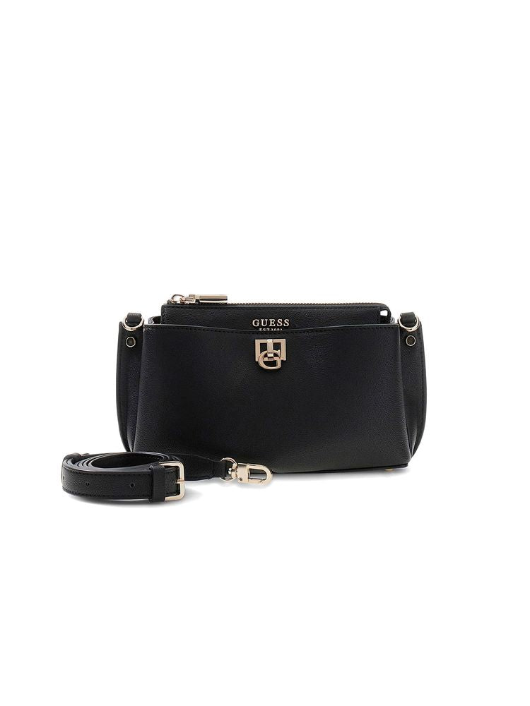 Guess 100% Polyurethane crossbody bag in black — view 5