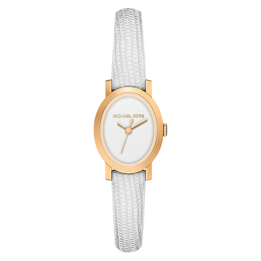 Michael Kors Stainless steel case watch in white