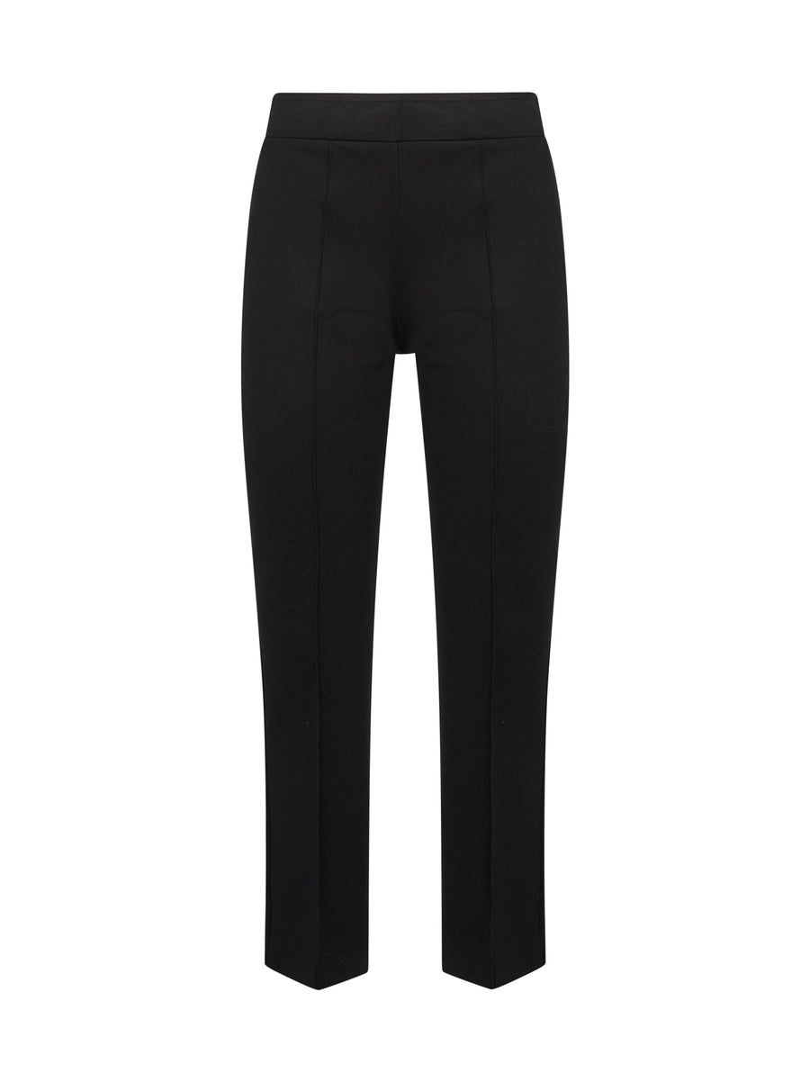 Onyx Stretch Jersey Trumpet Trousers Viscose