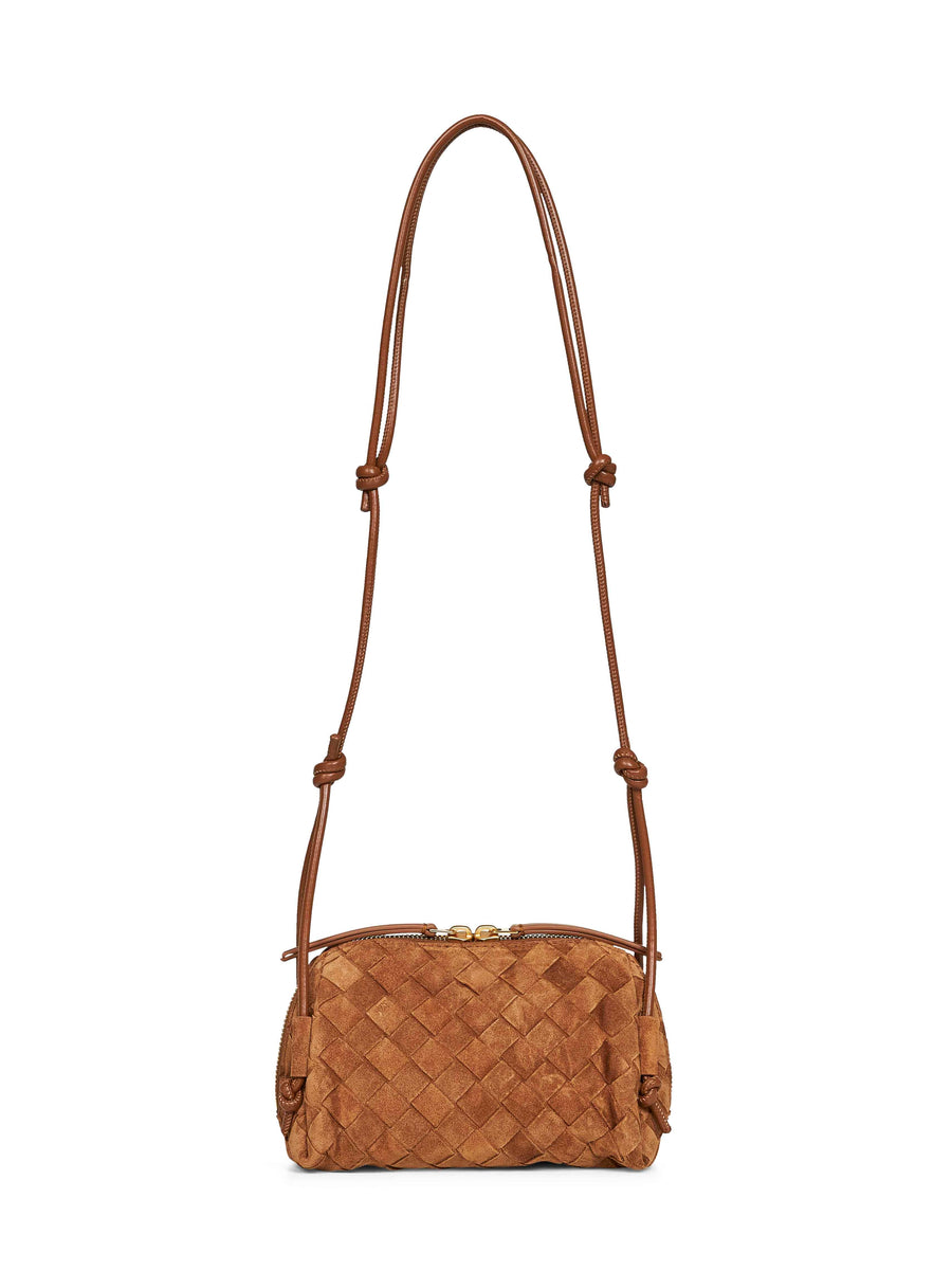 Amber Concert Pouch Brown Calf Leather