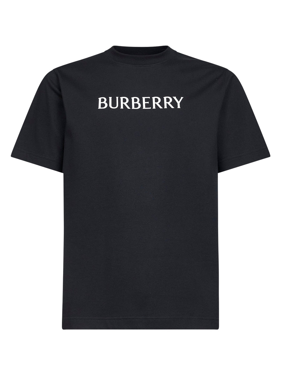 Black Cotton Logo T-Shirt T-shirts