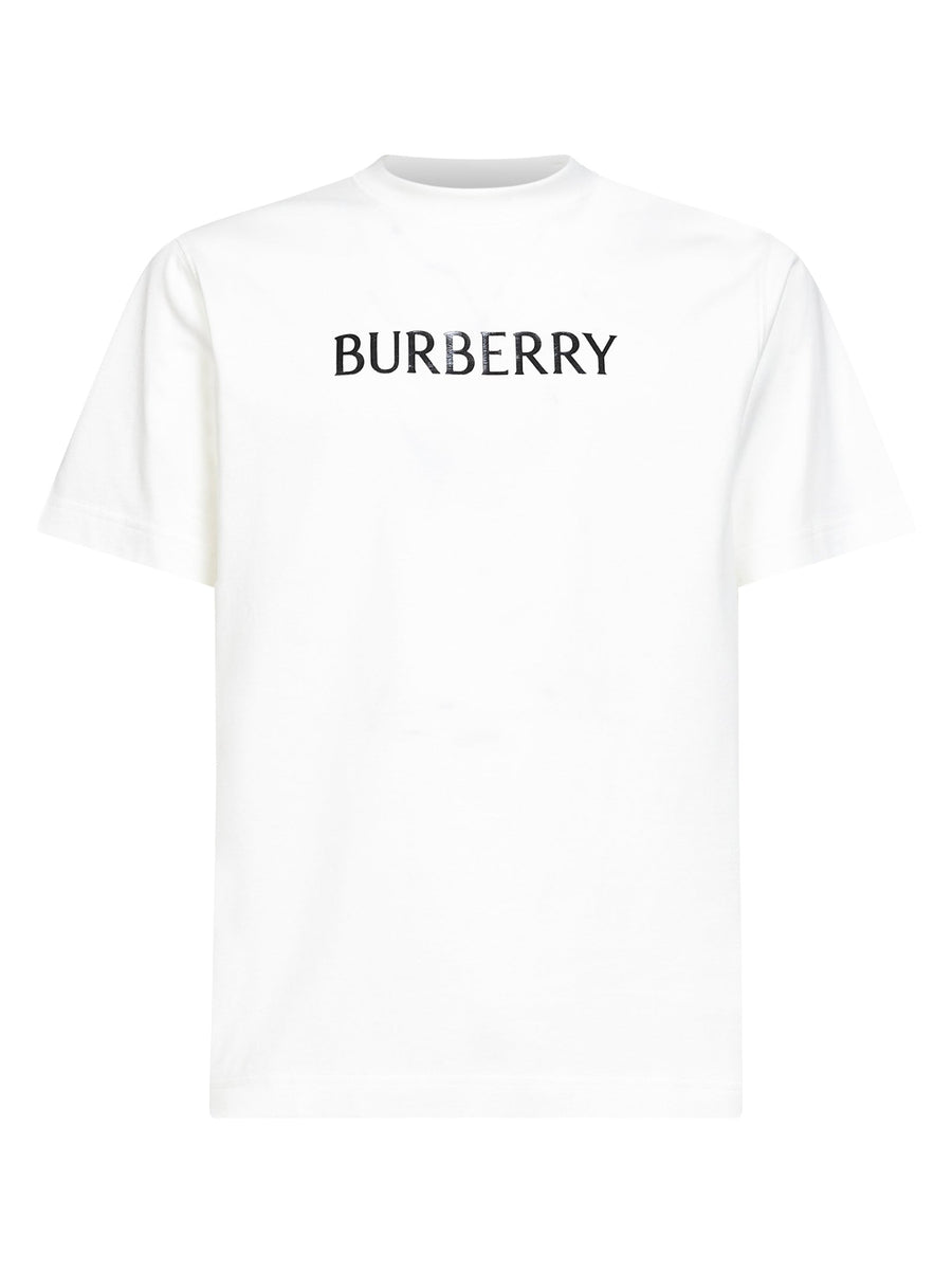 Chalk White Cotton Logo T-Shirt Ivory T-shirts