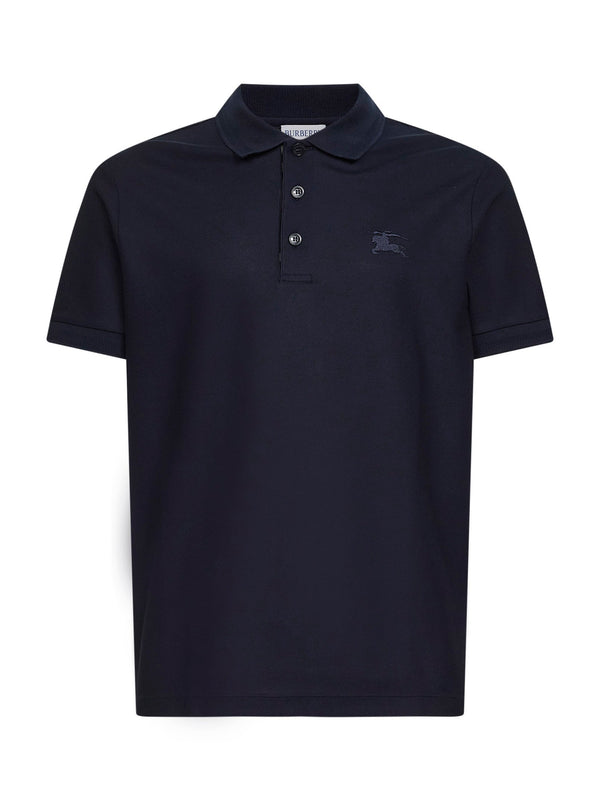 Polo Shirt Cotton Pique Blue