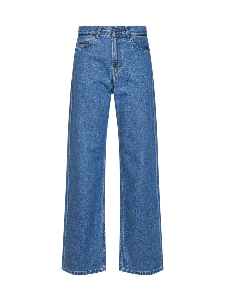 Jeans W Jane Loose Fit Blue Viscose