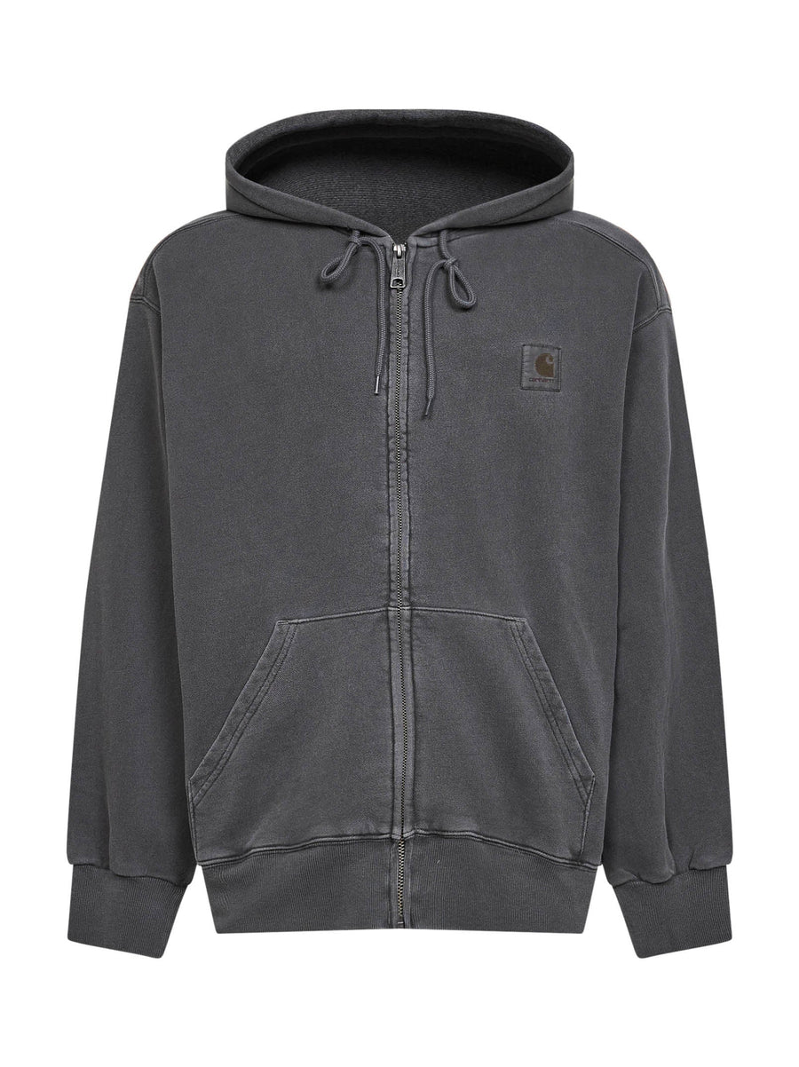 Hooded Jacket Black Grey Null Sweatshirts