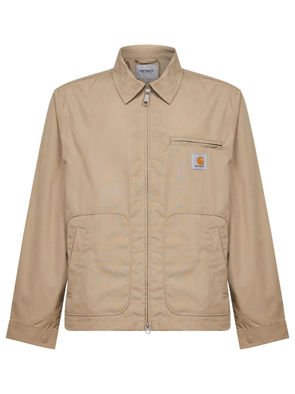Postal Jacket Iroko Beige Cotton Bomber
