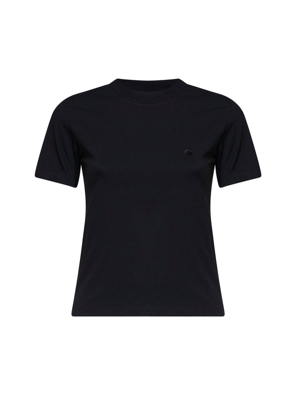 T-Shirt Luca Short Sleeve Black Viscose T-shirts & Jerseys
