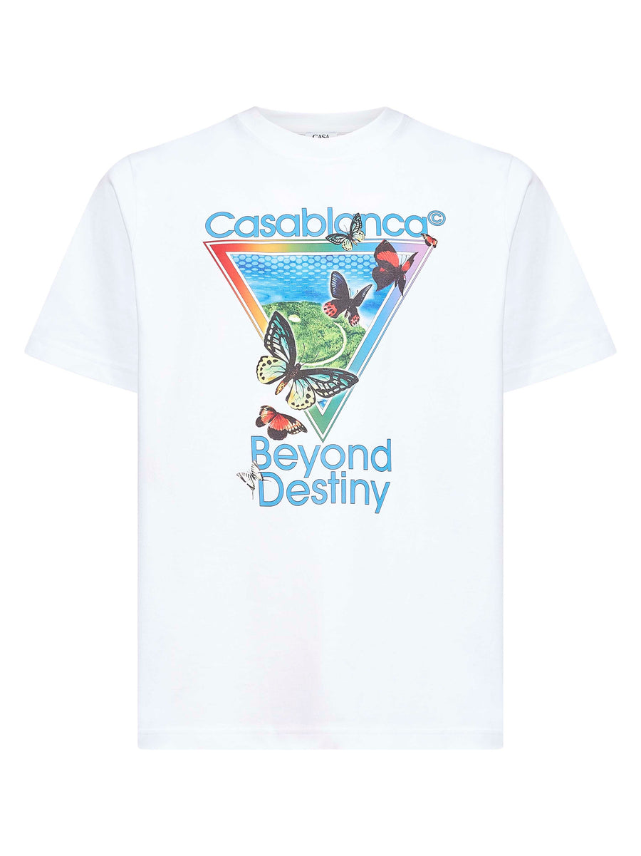 White Tennis Club Beyond Destiny T-Shirt Cotton T-shirts