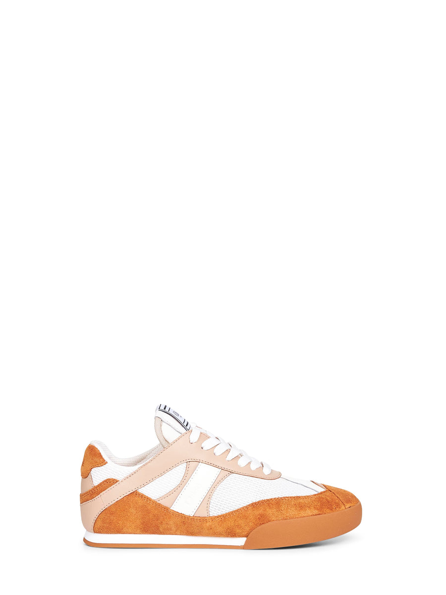 Multicolor Kick Sneakers Cowhide Trainers