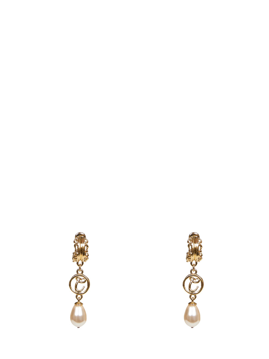 Drop Earrings Gold Brass