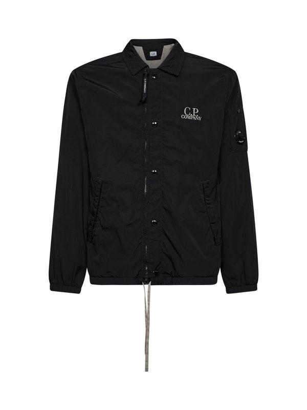 Overshirt Lens Black Nylon Polyamide Shirt