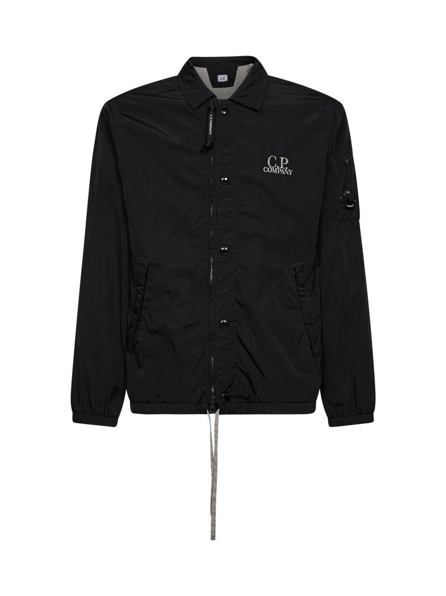 Overshirt Lens Black Nylon Polyamide Shirt