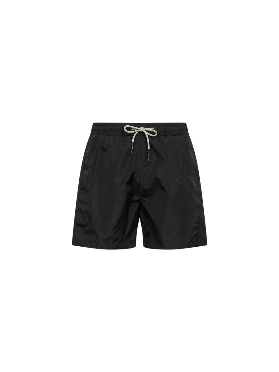 Swim Shorts Black Polyester Beachwear