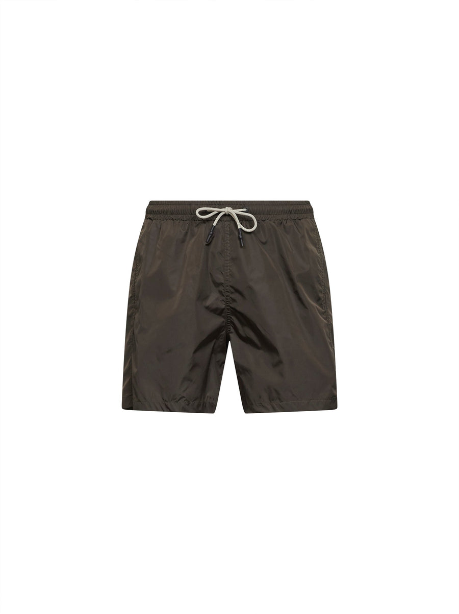 Swim Shorts Military Green Nylon Polyester Beachwear