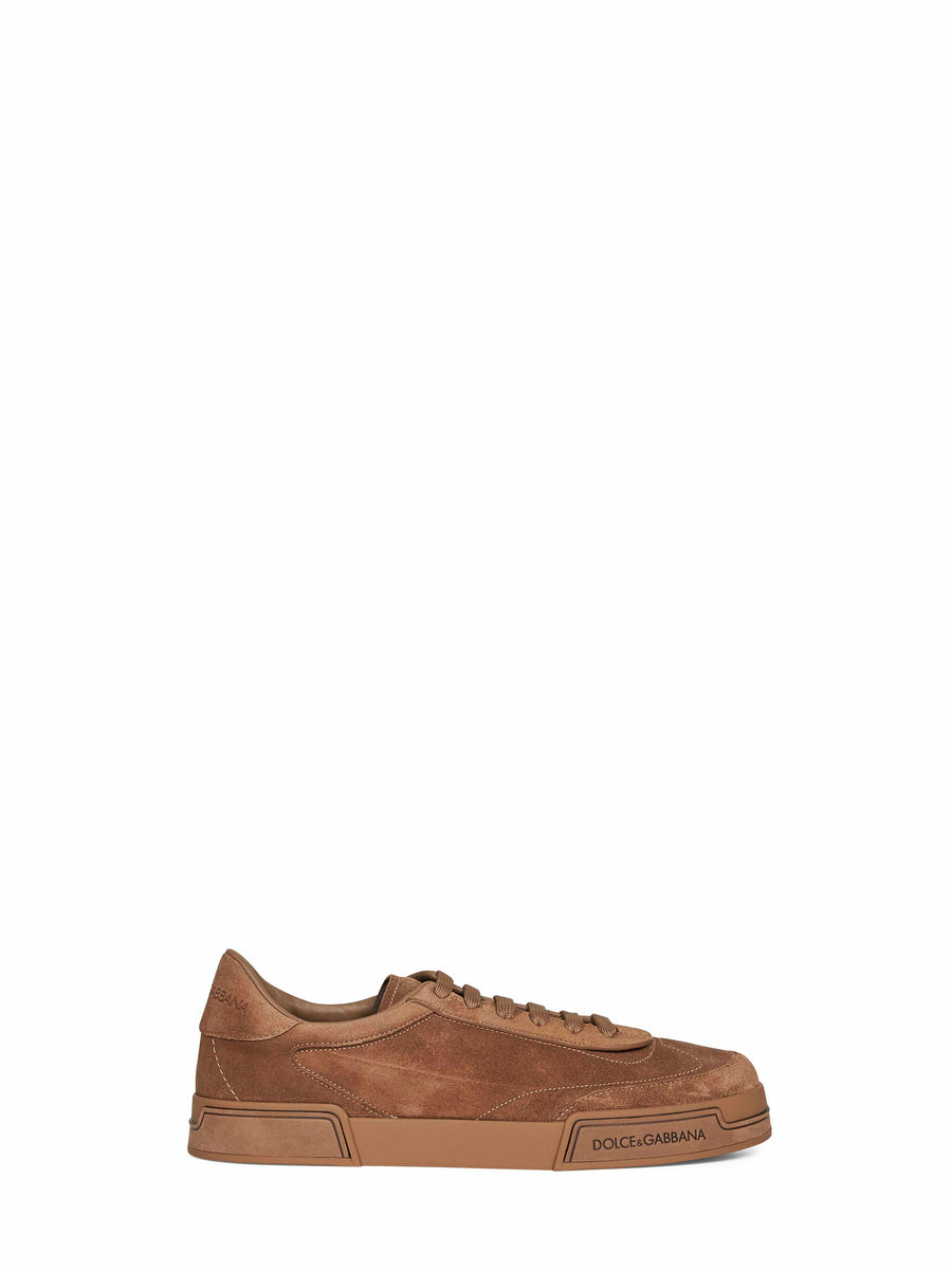 Hazelnut Suede Portofino Yatch Sneakers Calf Leather Trainers