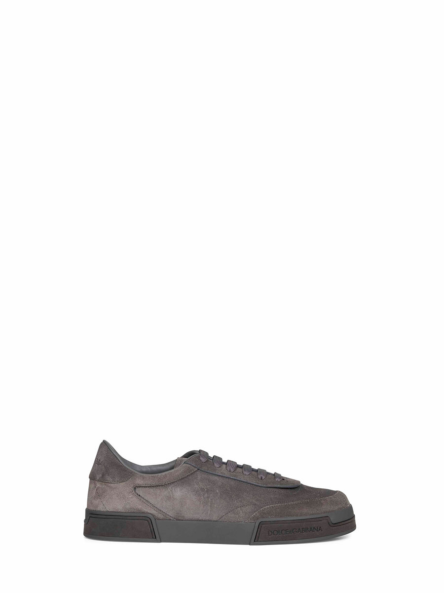 Grey Suede Portofino Yatch Sneakers Calf Leather Trainers