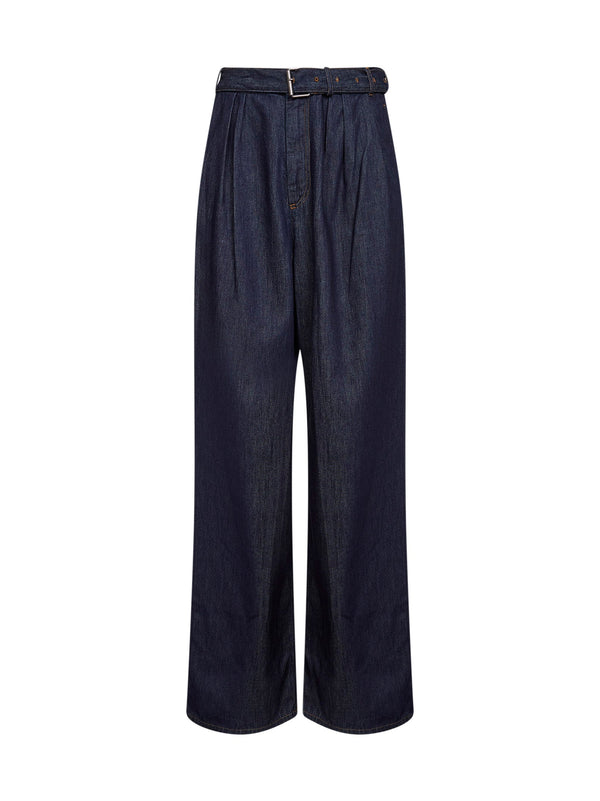 Jeans Indigo Denim Blue Cotton