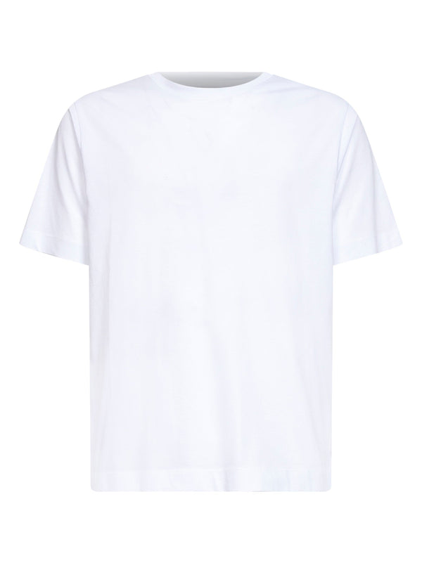 Crewneck T-Shirt White Cotton T-shirts