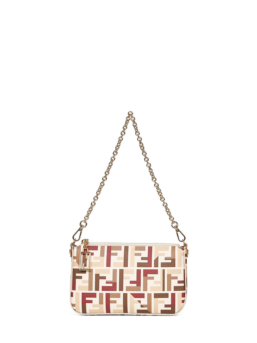 Multicolor Baguette Pouch Bag Polyurethane