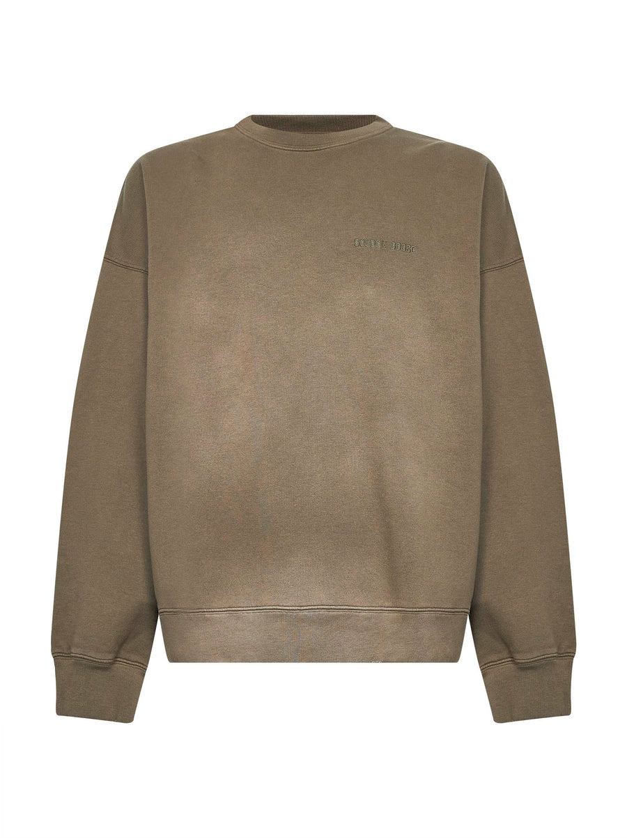 Sweatshirt Cotton Green Sweatshirts