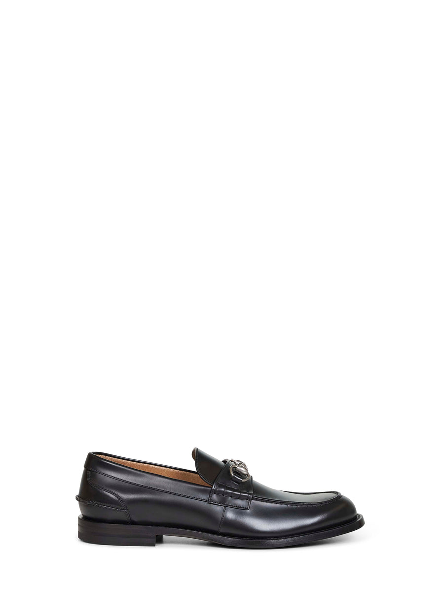 Loafers Horsebit Black Leather Calf